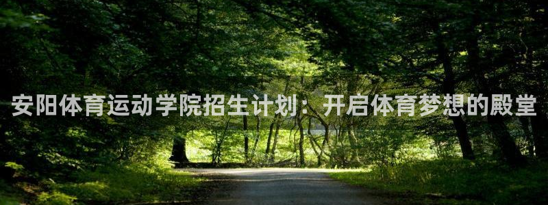 安阳体育运动学院招生计划：开启体育梦想的殿堂