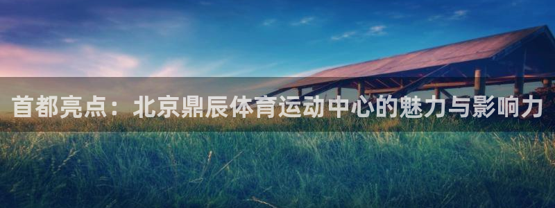 首都亮点：北京鼎辰体育运动中心的魅力与影响力